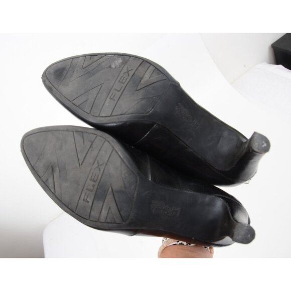 Lifestride Georgia Faux Leather Softly Pointed toe Back Zip Shootie Bootie 8M - Picture 9 of 12